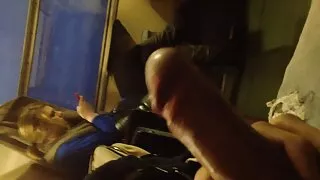 Security guard fucked hard by big-titty thief in the back